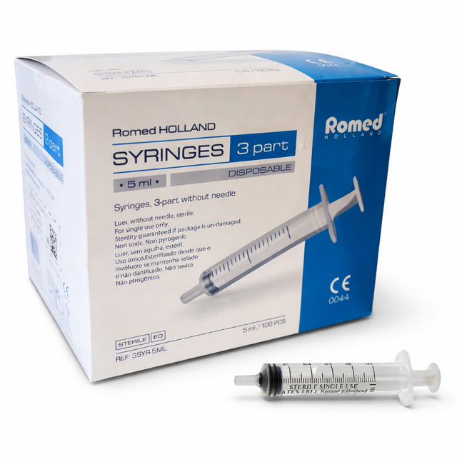 Spruta 5ml 3-komponent Romed