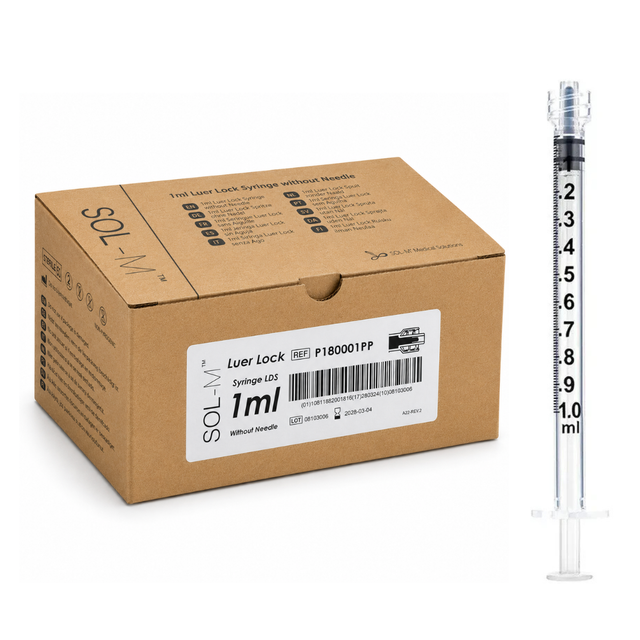 Spruta 1ml 3-komponent Sol-M